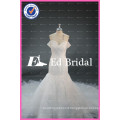 ED Bridal Elegant Off Shoulder Sexy Sheer Back Beaded Tulle Mermaid Wedding Dress With Long Train